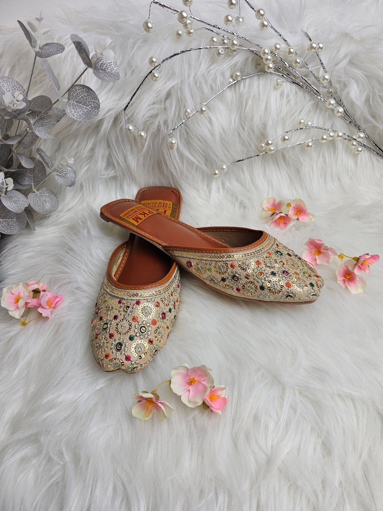 Fatiisa's New Backless Khussa for Ladies U.K from 3-8 Shoes Women Footwear Girl Sandal