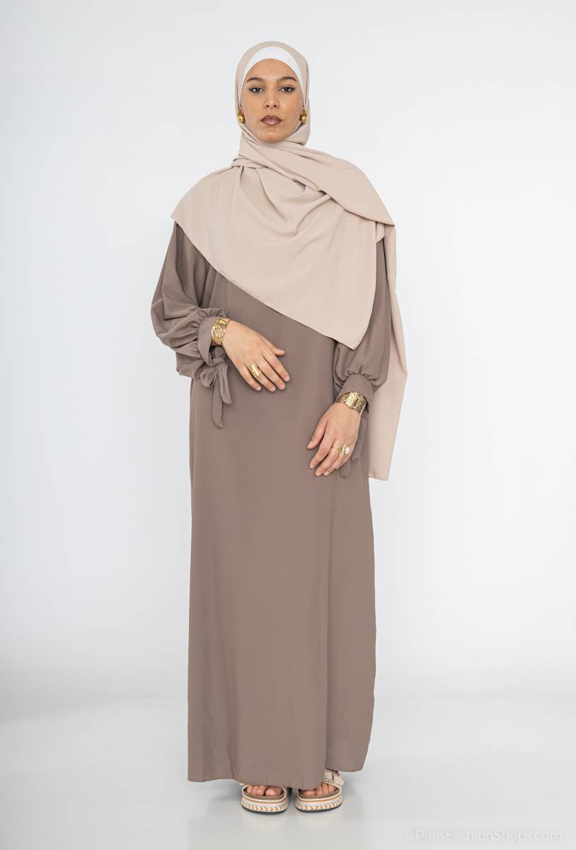 Medina silk abaya dress 2378pk