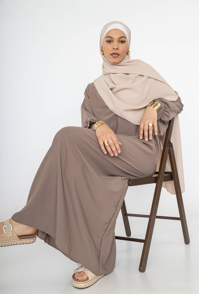 Medina silk abaya dress 2378pk