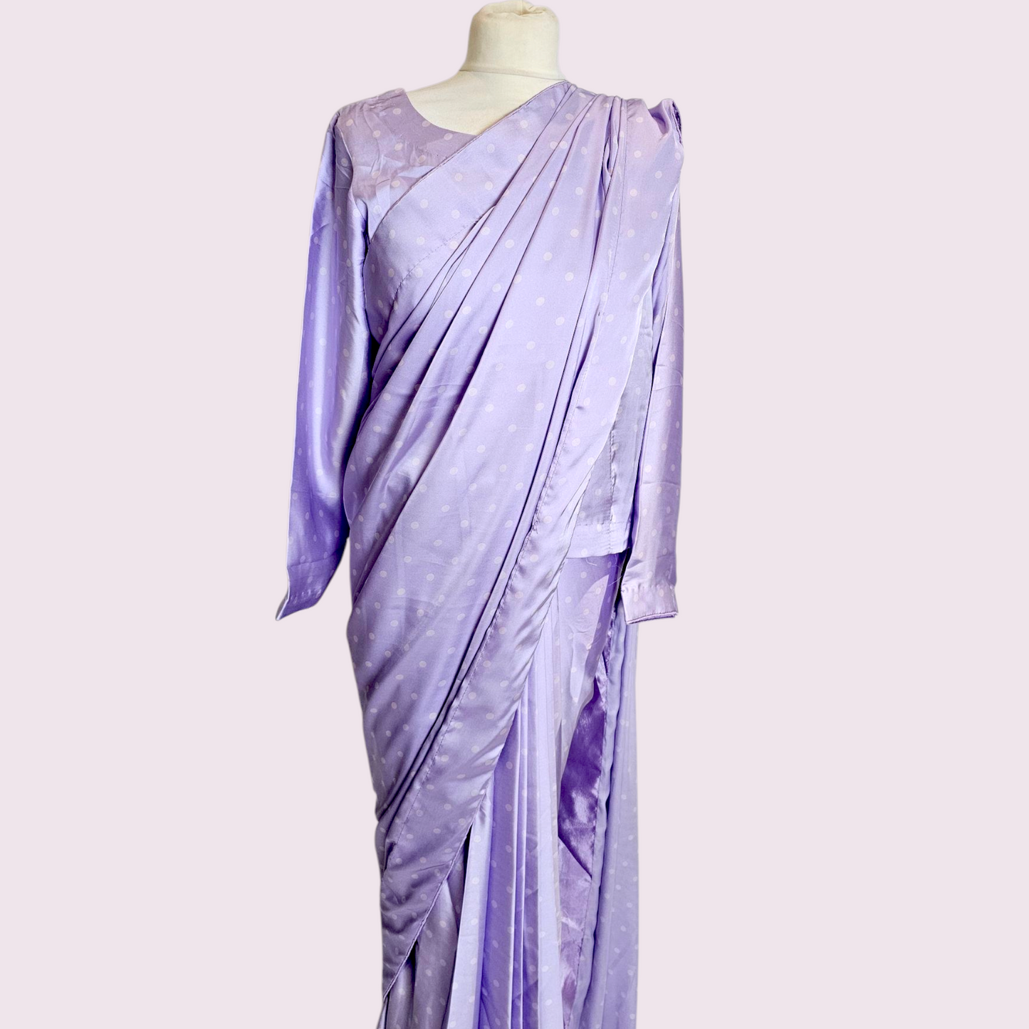 Polka Dot Ready-Made Saree