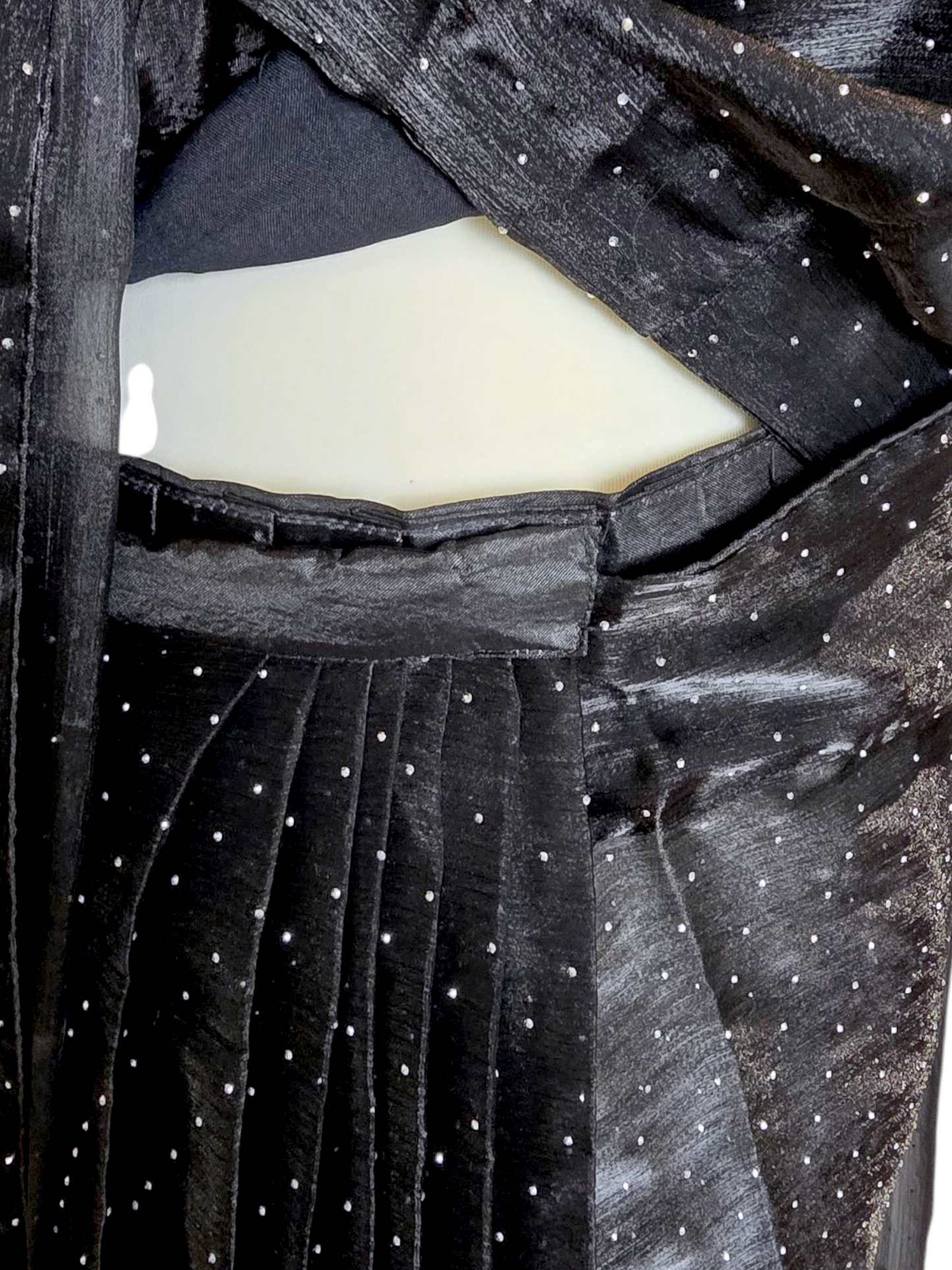 Celestial Charm Organza Ready-made Saree