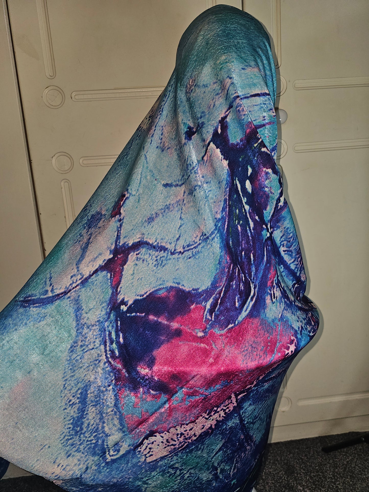 Water Print Silk Scarves