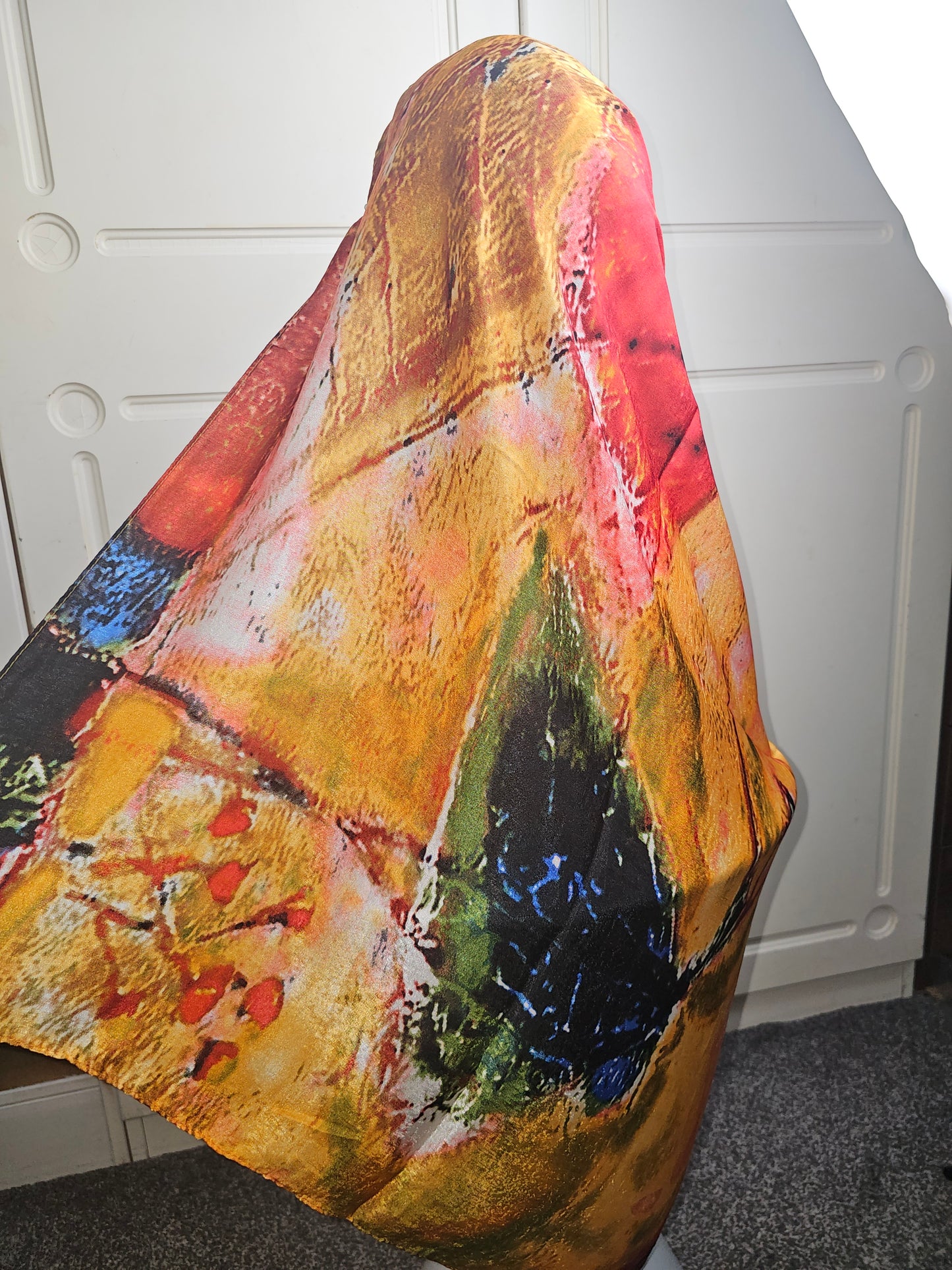 Water Print Silk Scarves