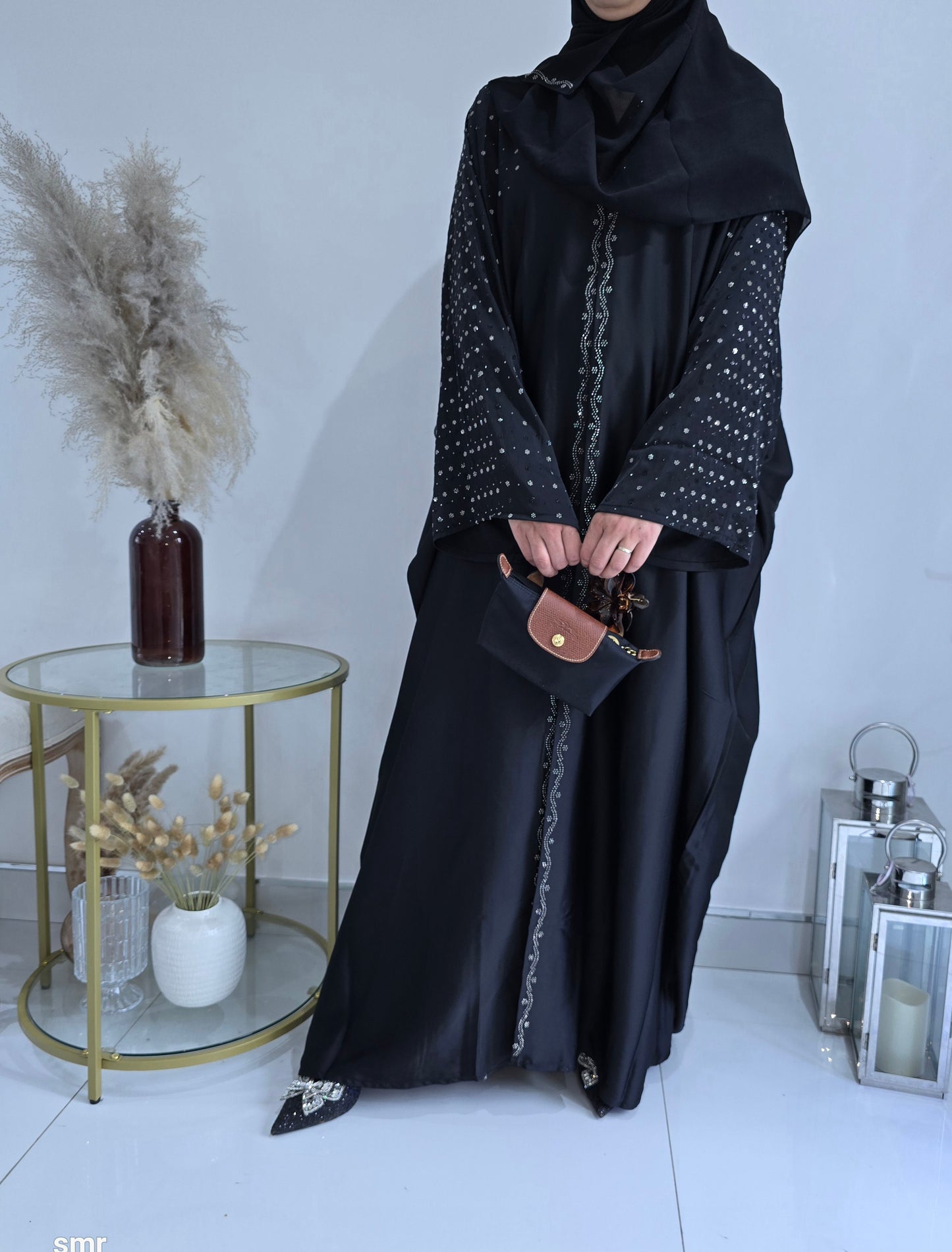 Farasa Batwings Abaya with Scarf