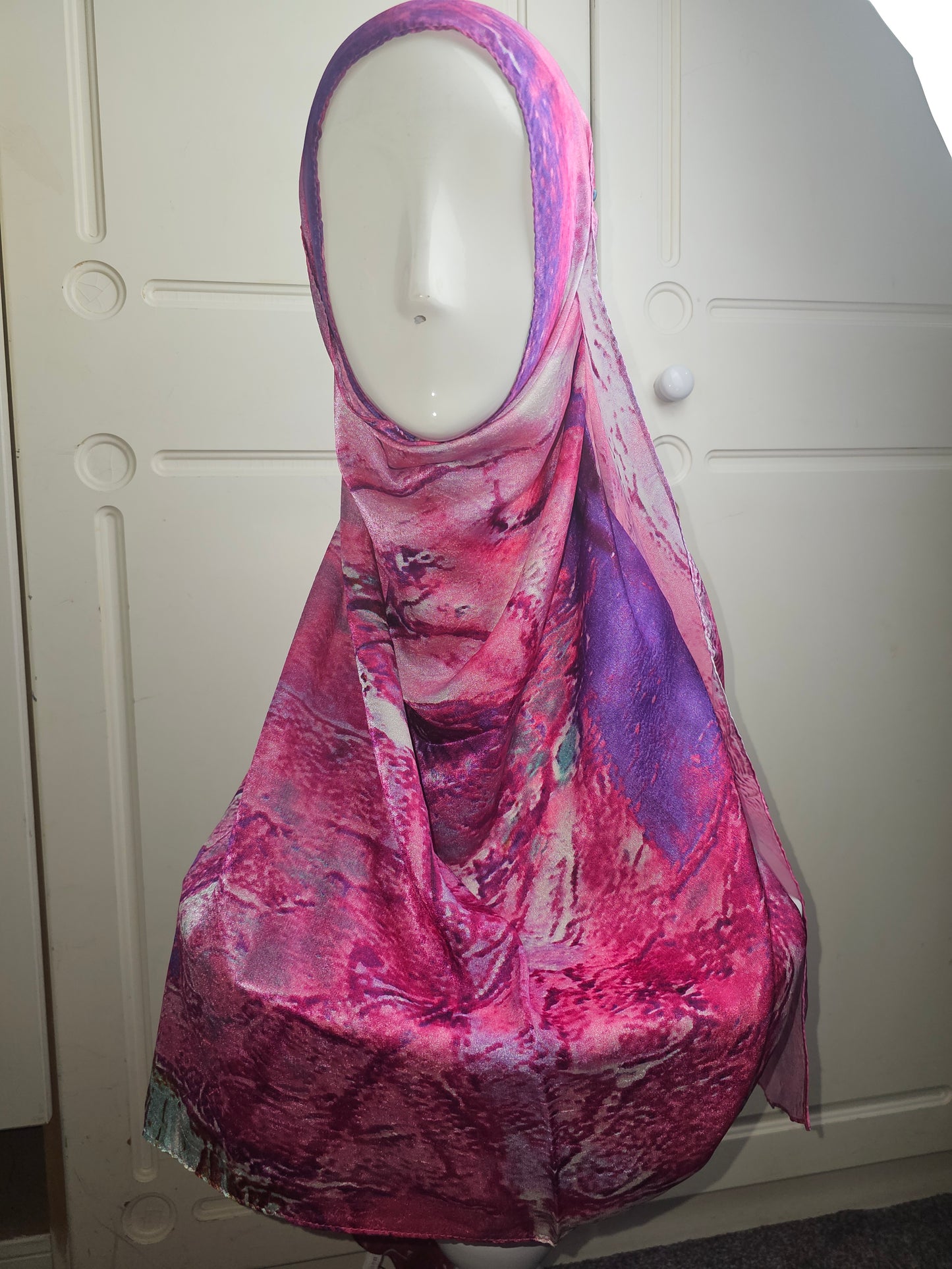 Water Print Silk Scarves