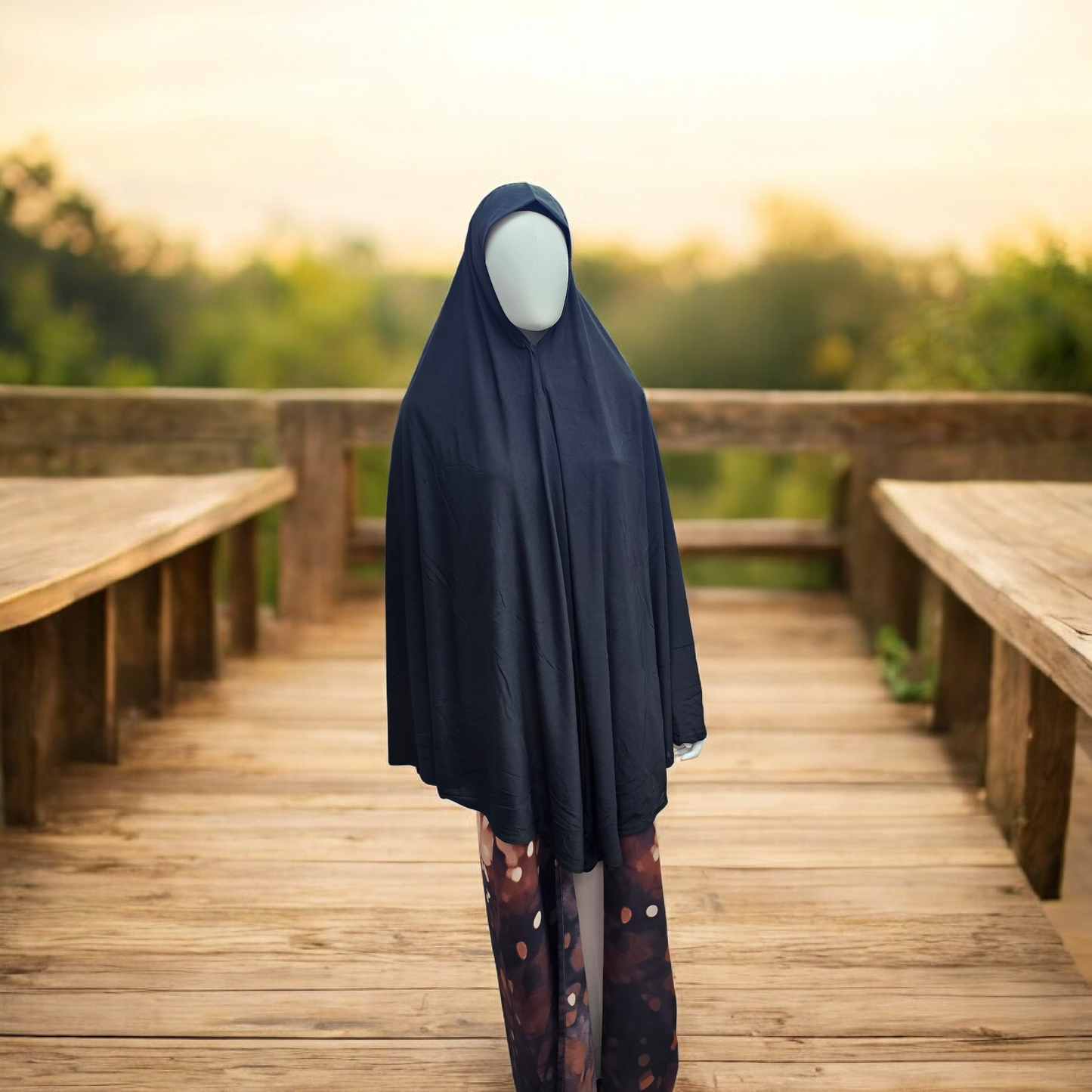 Small One Piece Pull On Hijab