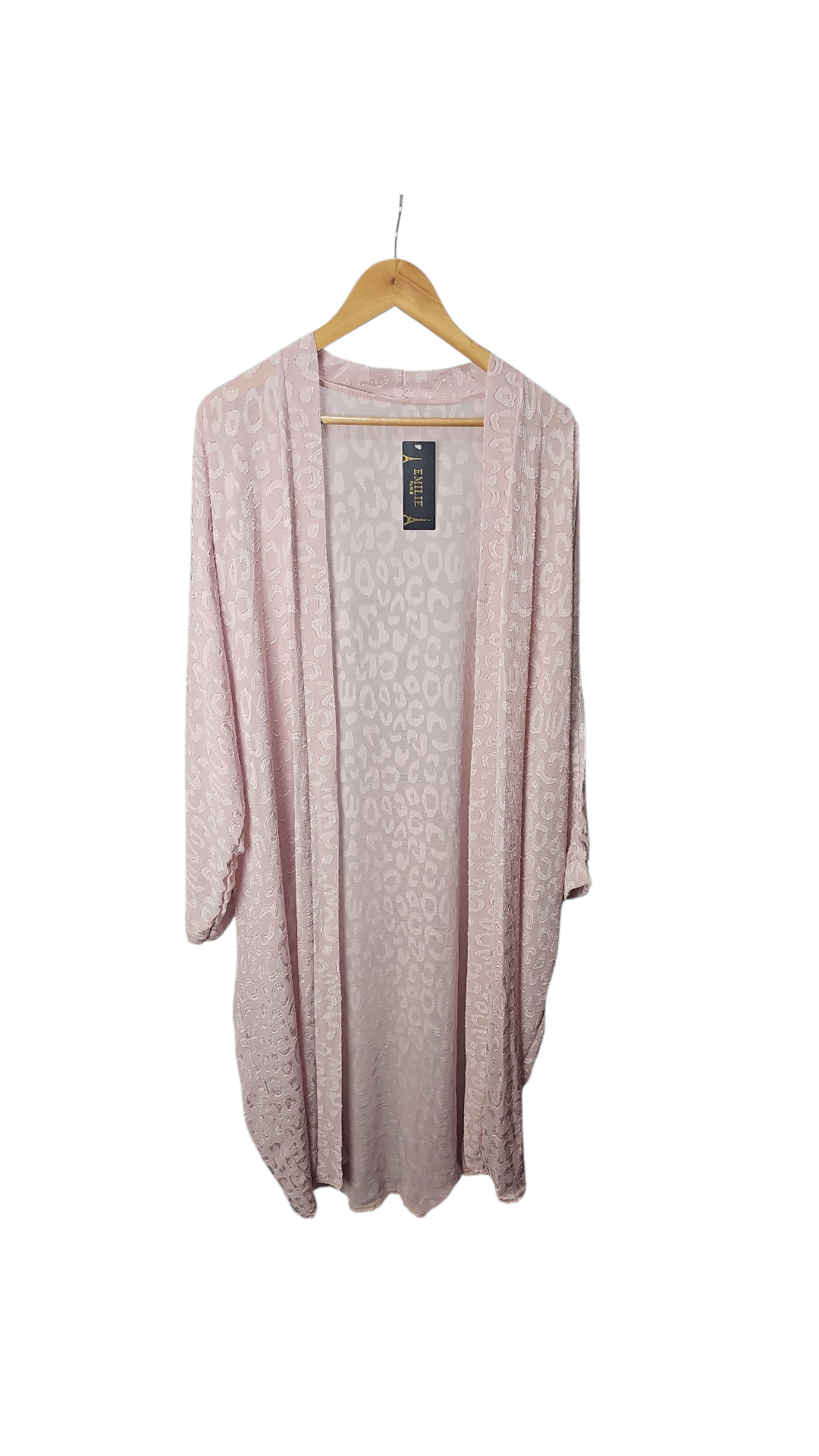 Chiffon Leopard Print Kimono