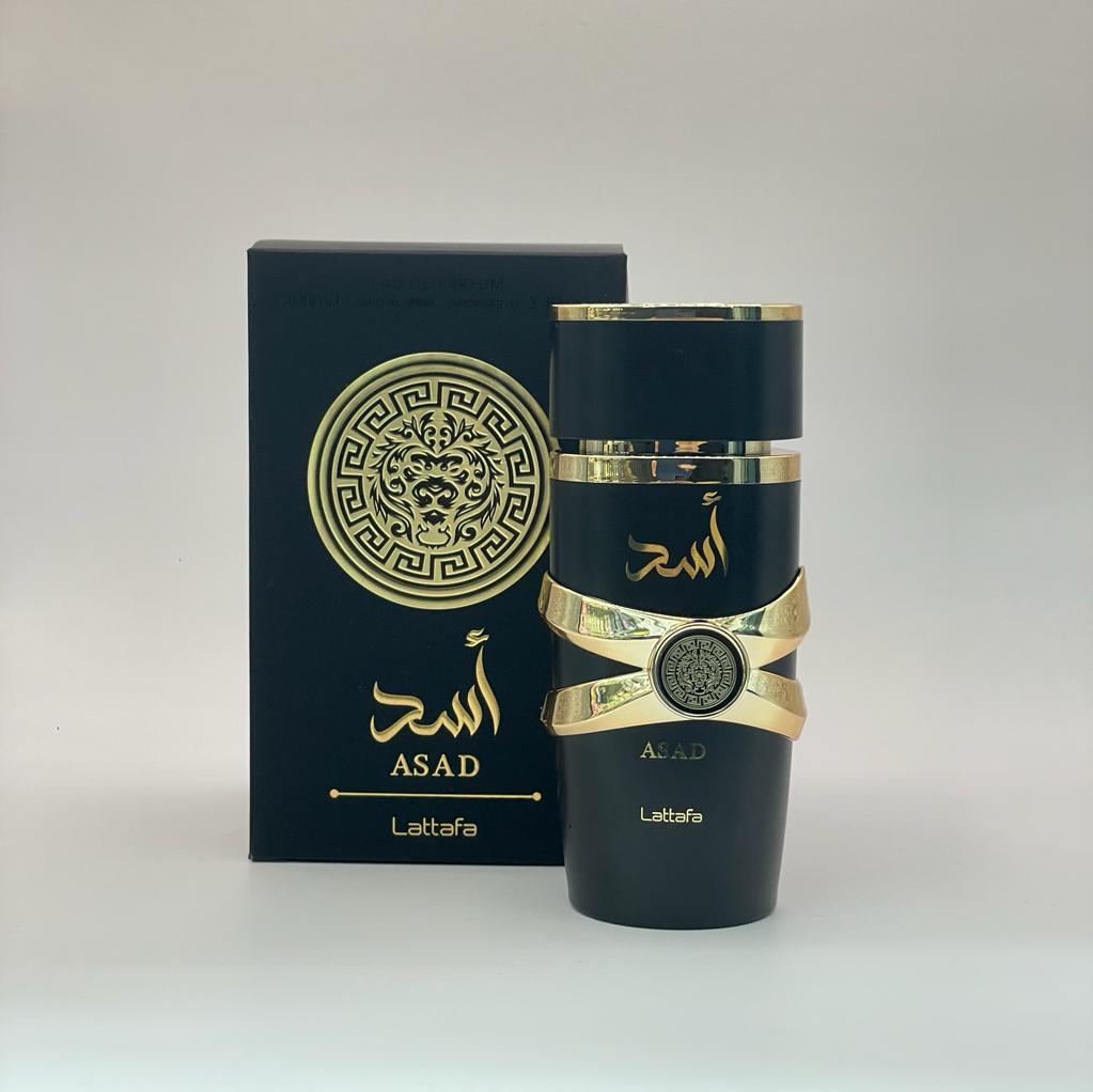 Lattafa Asad Perfume For Men Eau De Parfum 100ml - Long Lasting Luxury Arabian Fragrance with Vanilla Amber & Sandalwood Notes - Exquisite Blend for Gifts