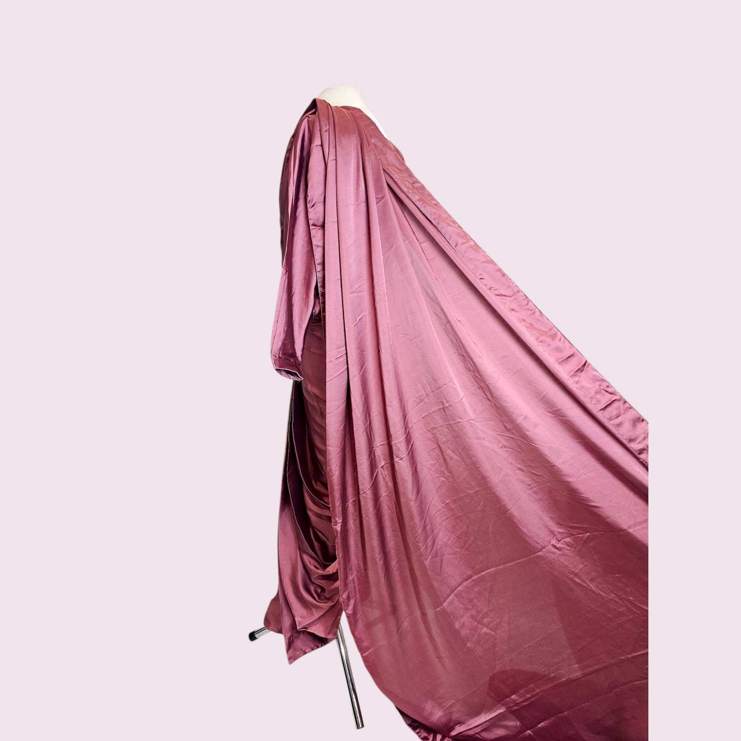 Plan Stain Ready-Made Saree One size