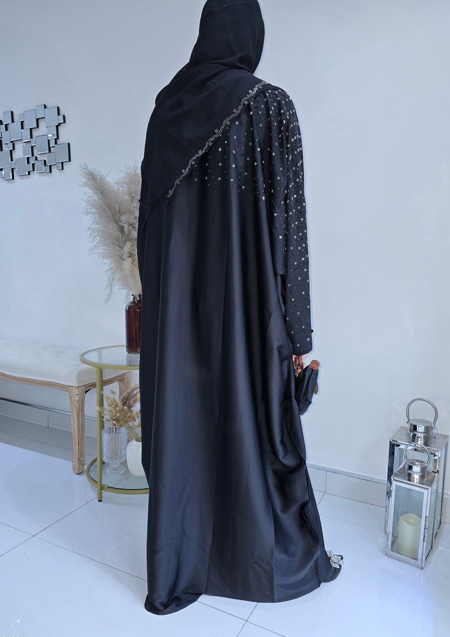 Farasa Batwings Abaya with Scarf