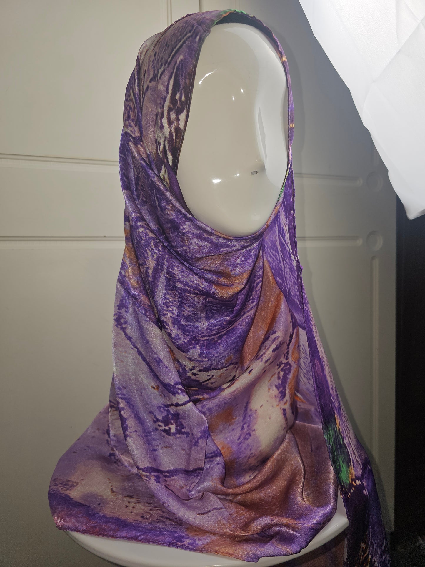 Water Print Silk Scarves