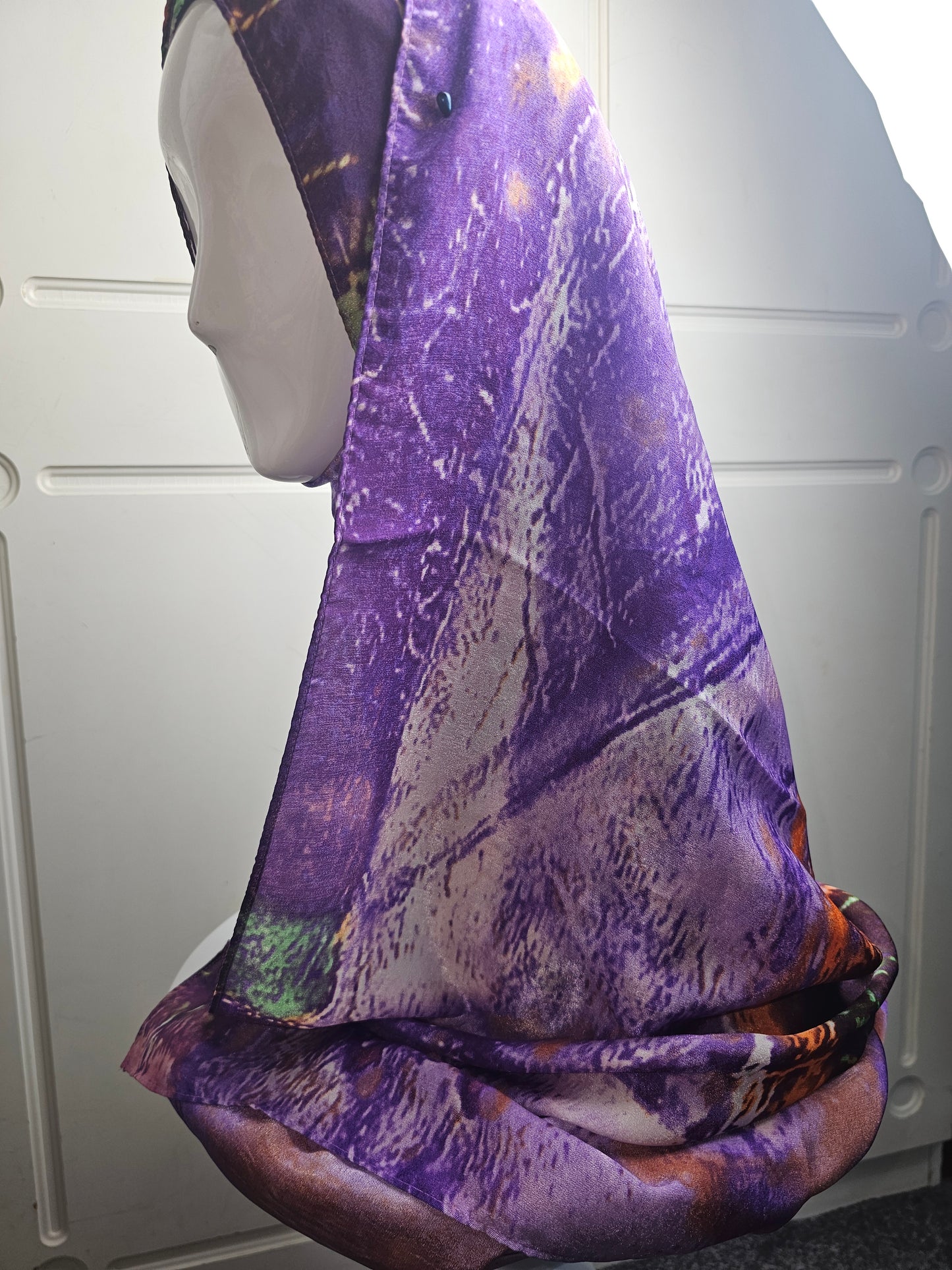 Water Print Silk Scarves