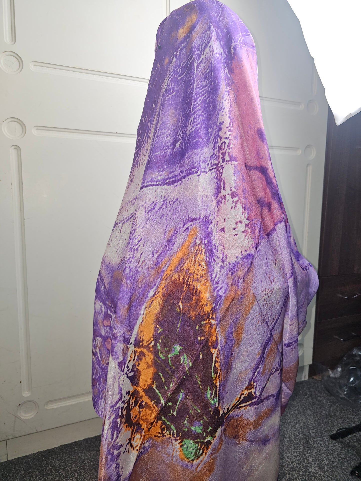 Water Print Silk Scarves