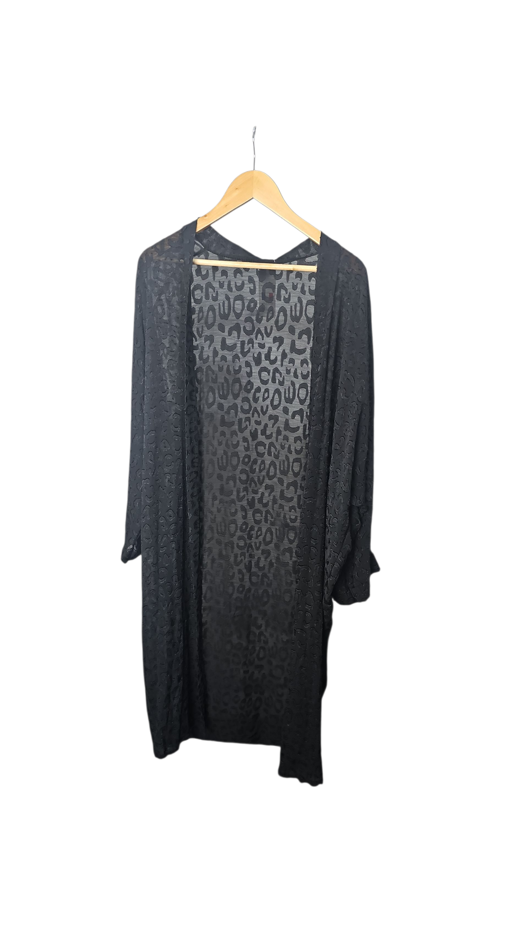 Chiffon Leopard Print Kimono