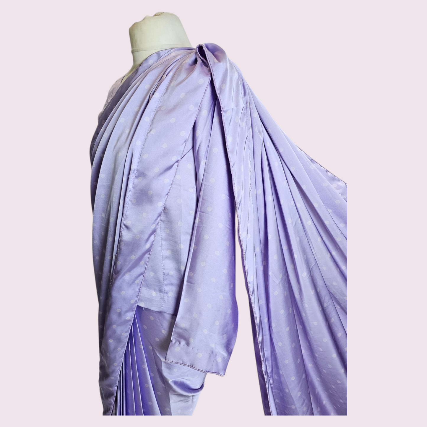 Polka Dot Ready-Made Saree