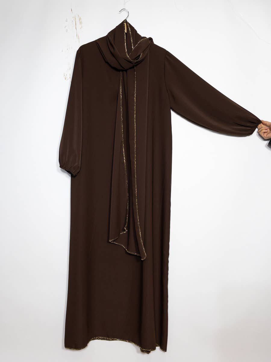 Medina silk abaya for women