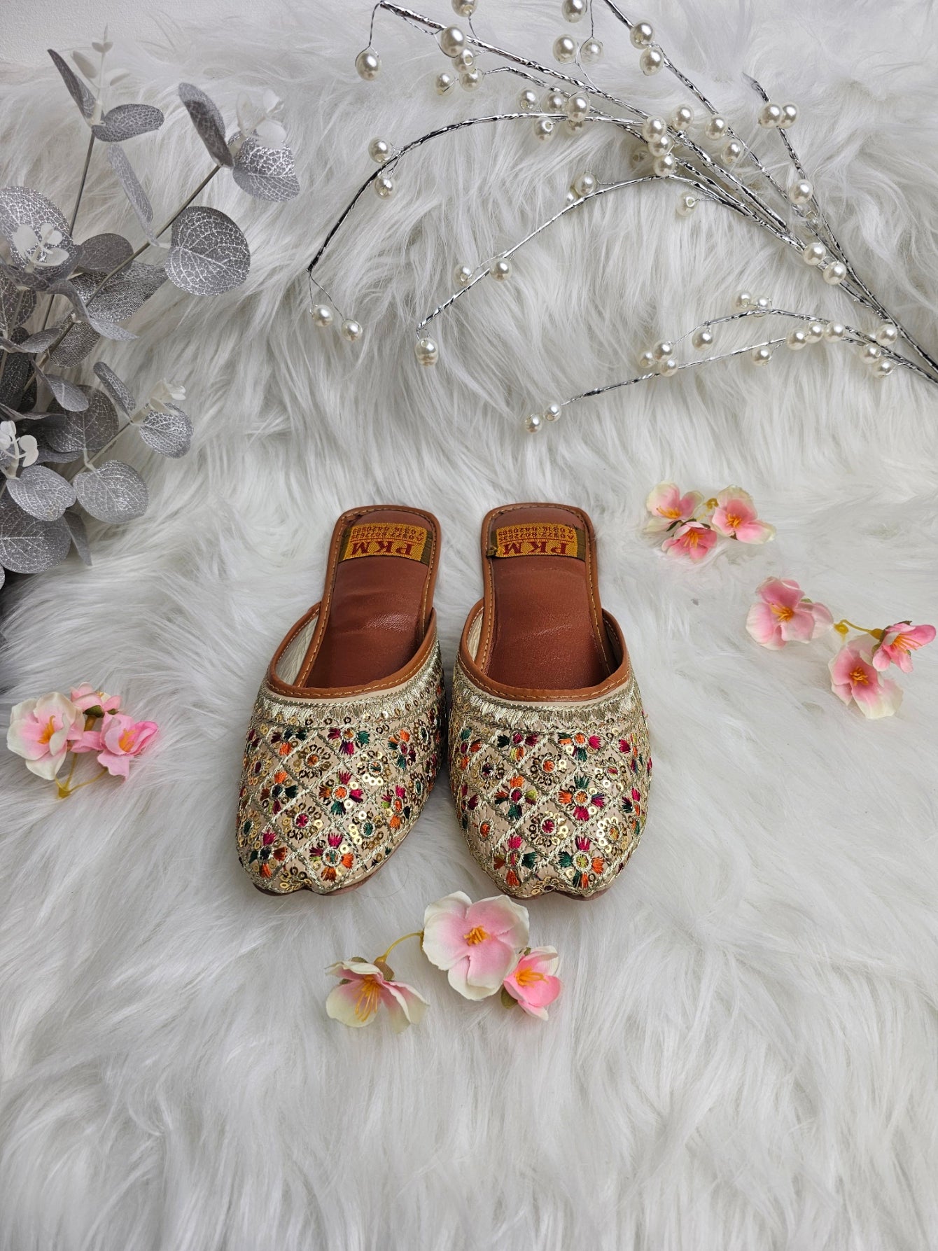 Fatiisa's New Backless Khussa for Ladies U.K from 3-8 Shoes Women Footwear Girl Sandal