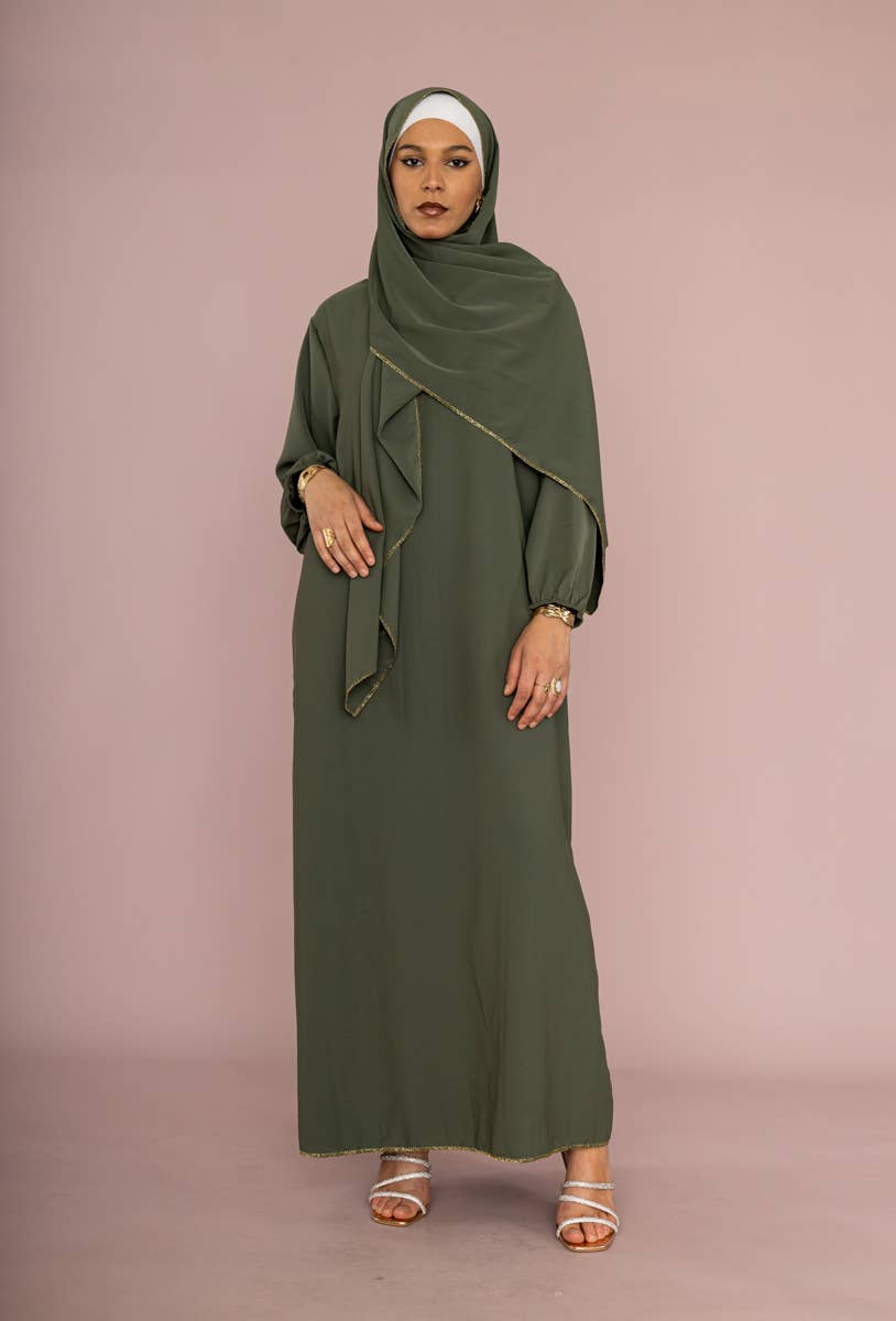 Medina silk abaya for women