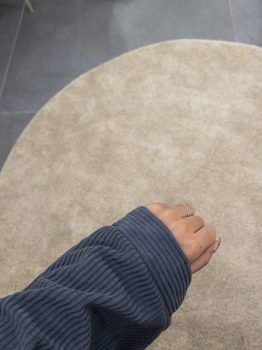 cord set for winter Ribbed material