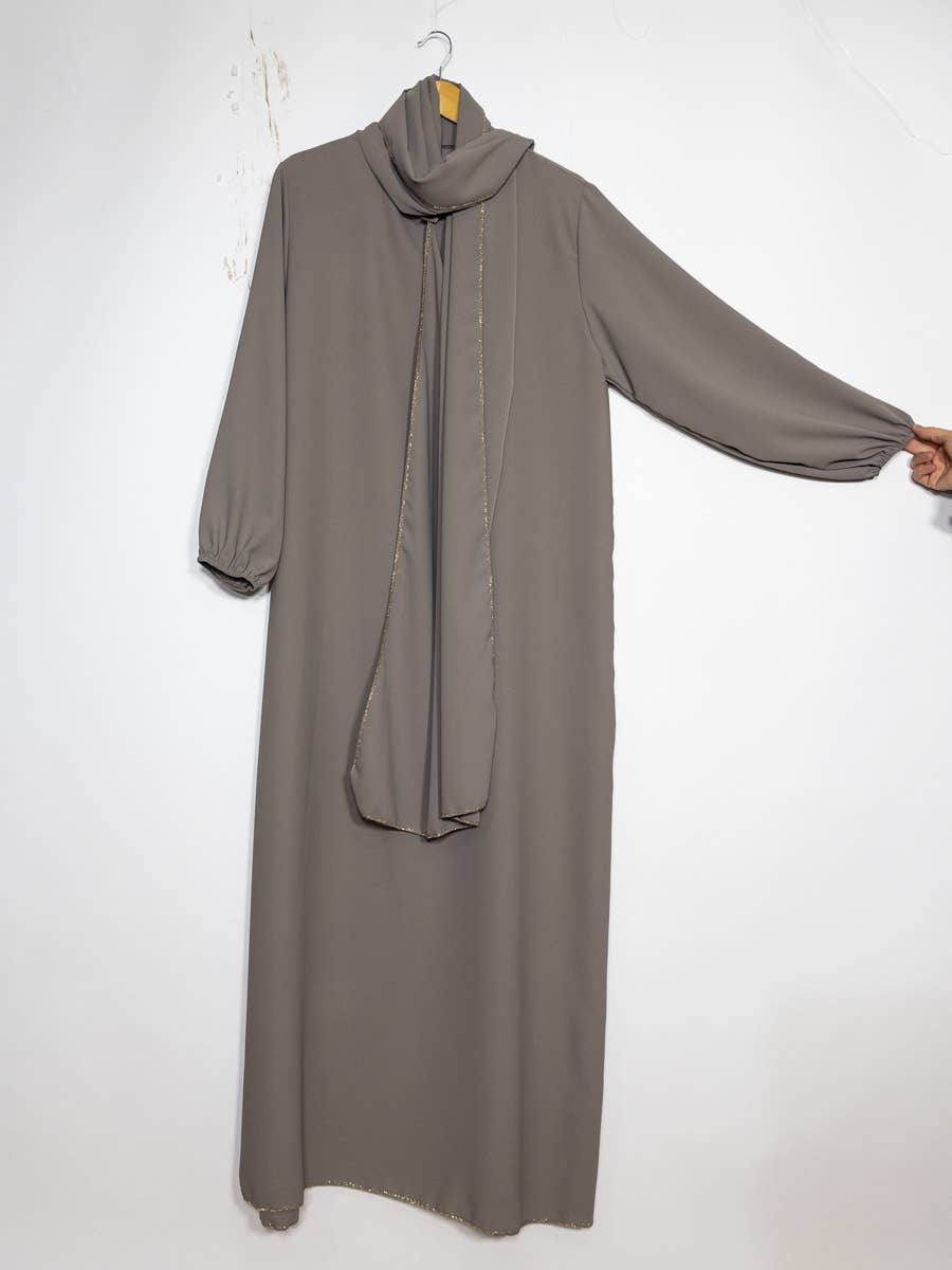 Medina silk abaya for women