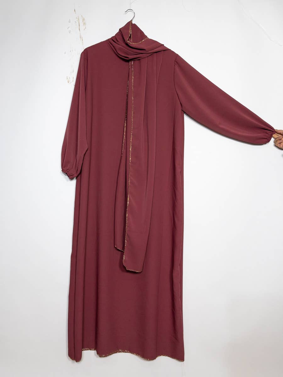 Medina silk abaya for women