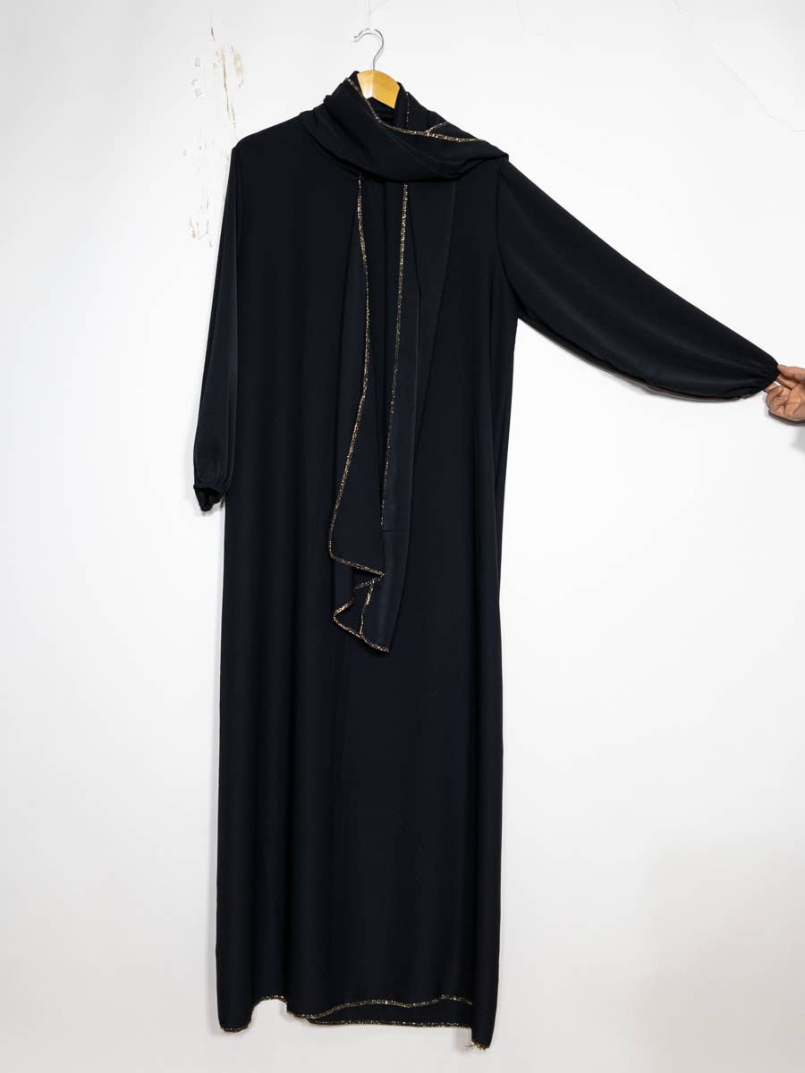 Medina silk abaya for women