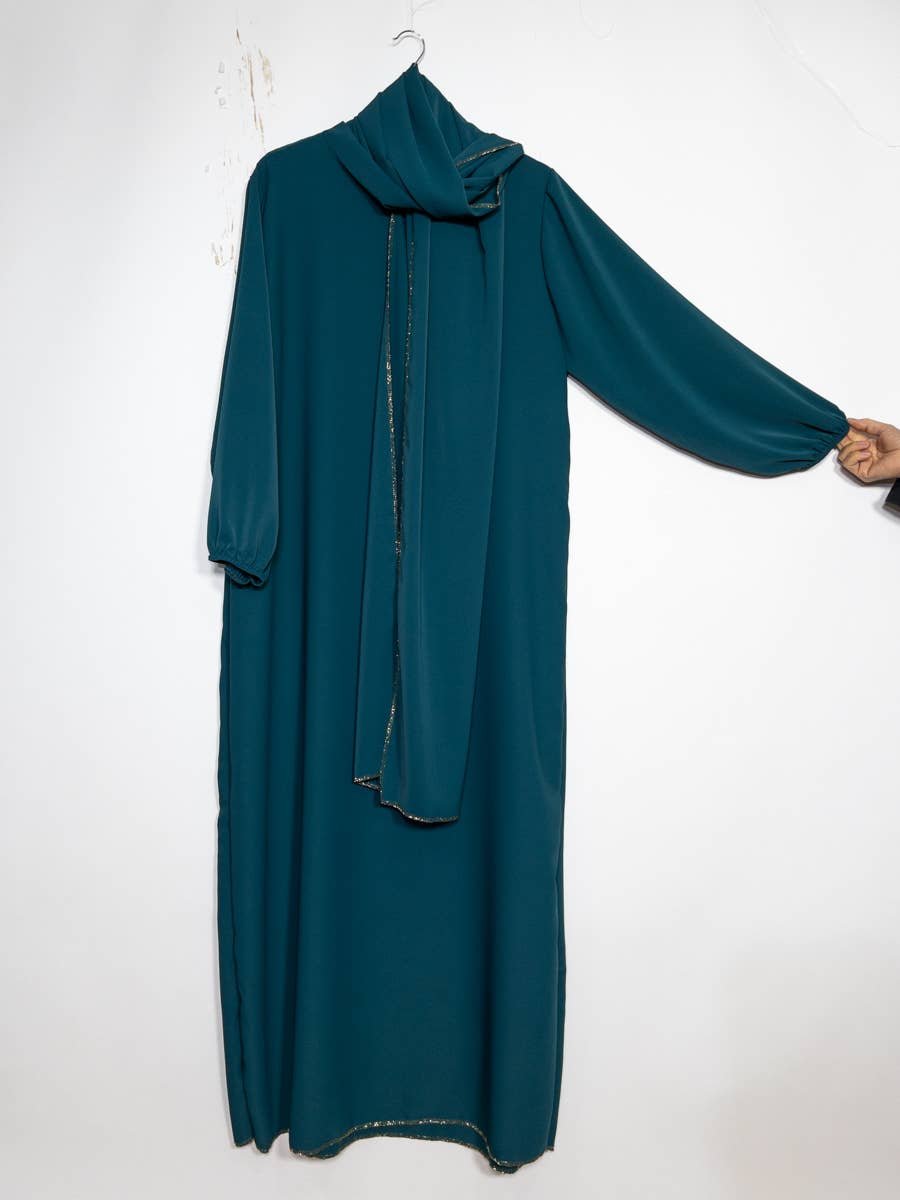 Medina silk abaya for women