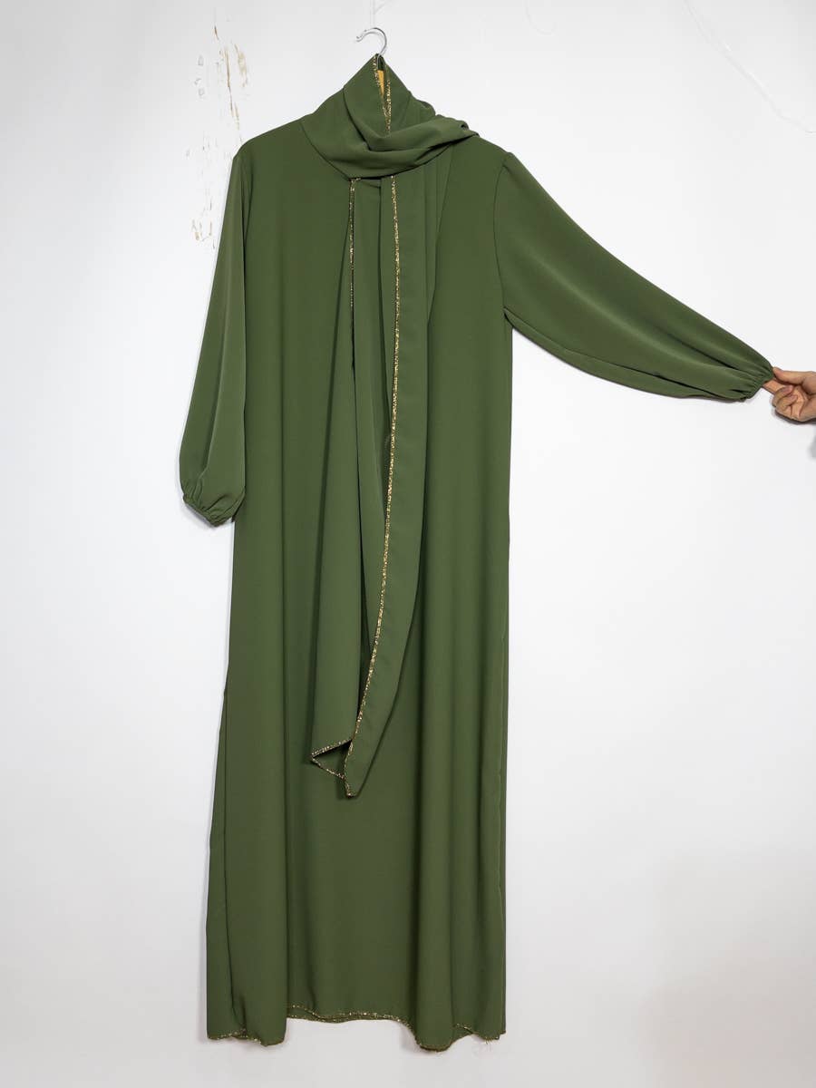 Medina silk abaya for women