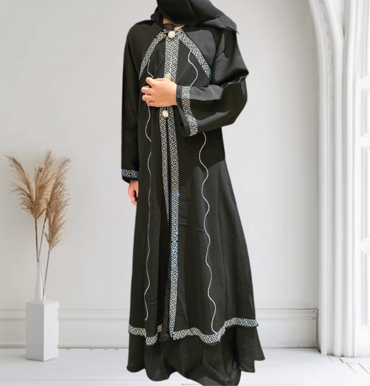 Fatiisa Kids Elegant Closed Abaya