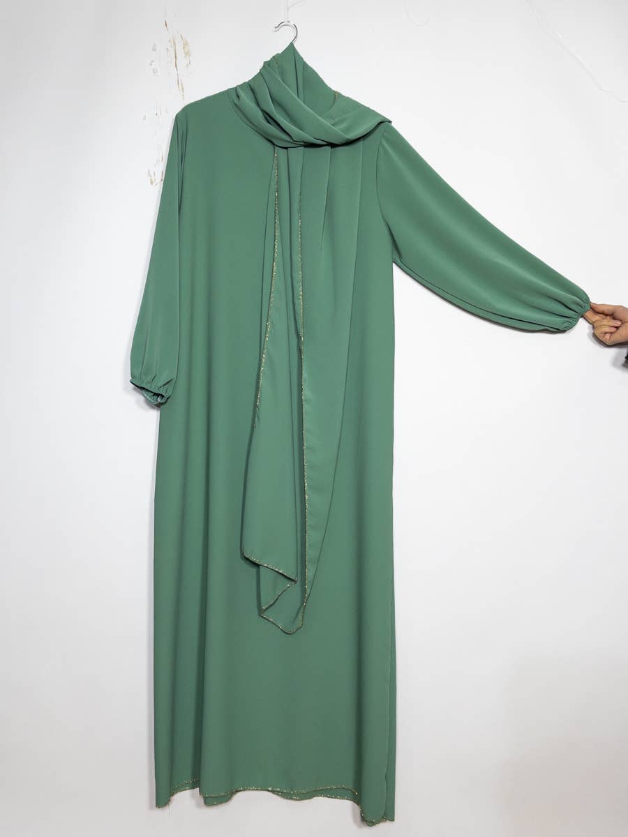 Medina silk abaya for women