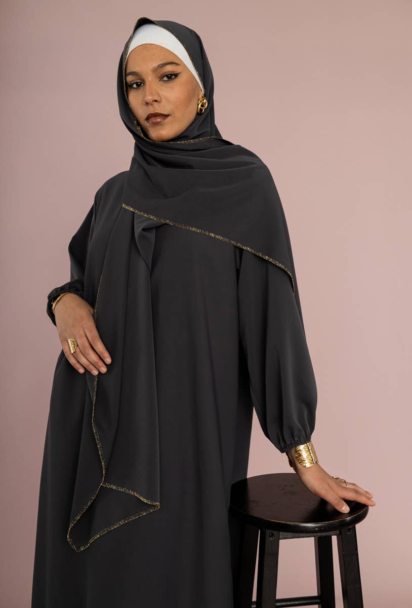 Medina silk abaya for women