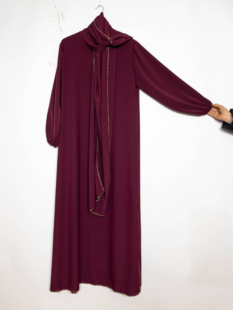 Medina silk abaya for women