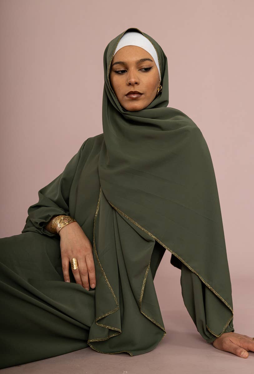 Medina silk abaya for women