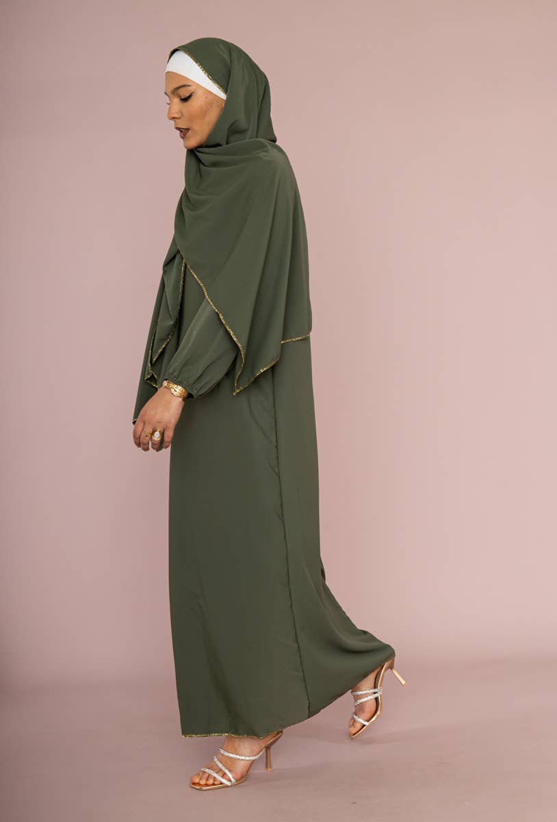 Medina silk abaya for women