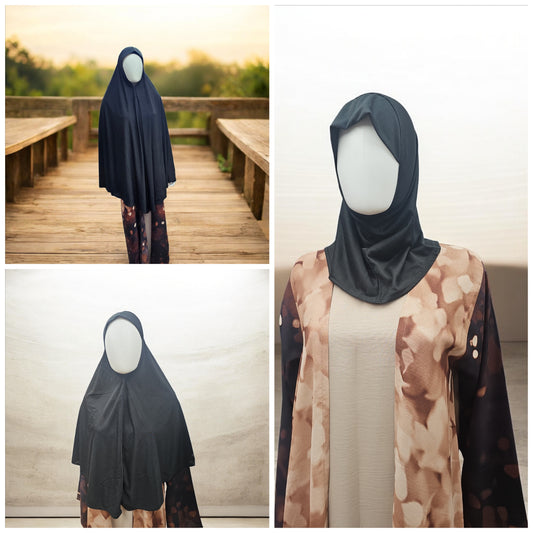 Small One Piece Pull On Hijab
