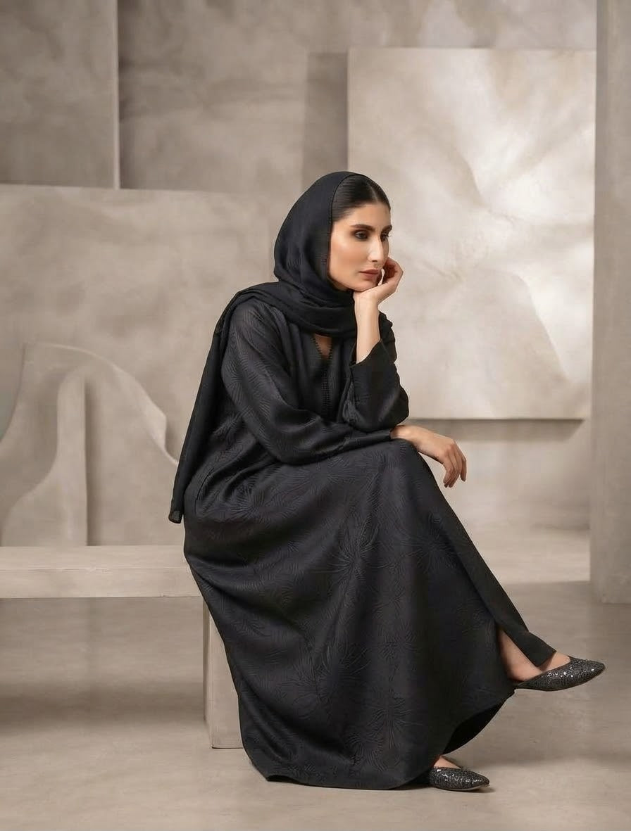 Fatiisa Dream Abaya Jacquard Abaya Elegant Modest Wear