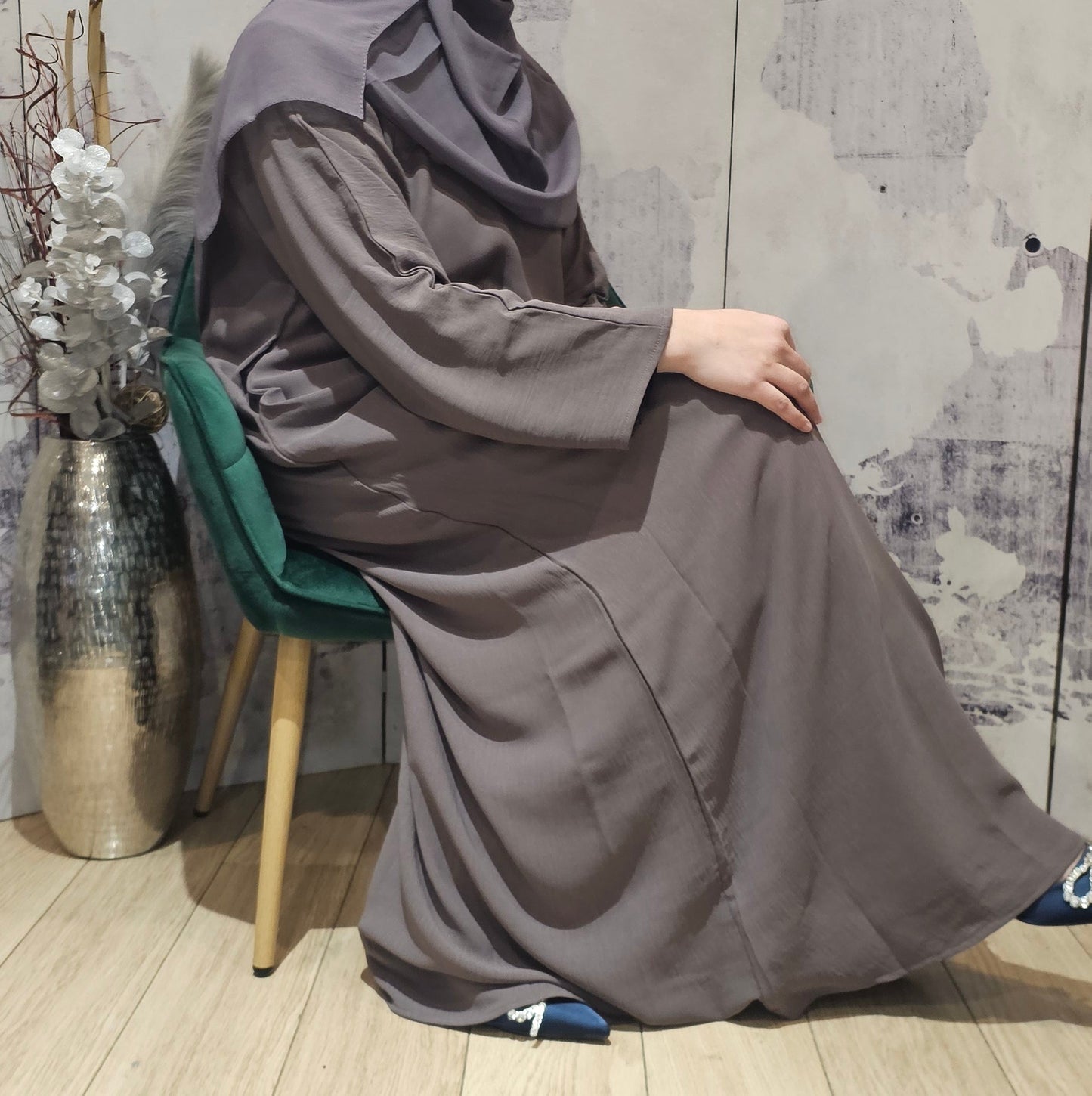 CY Abaya Pocket Style & Matching Scarf