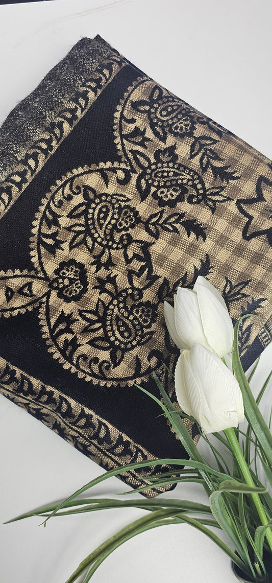 Premium Double-Sided Kashmiri Shawl – High Quality | 210cm x 100cm