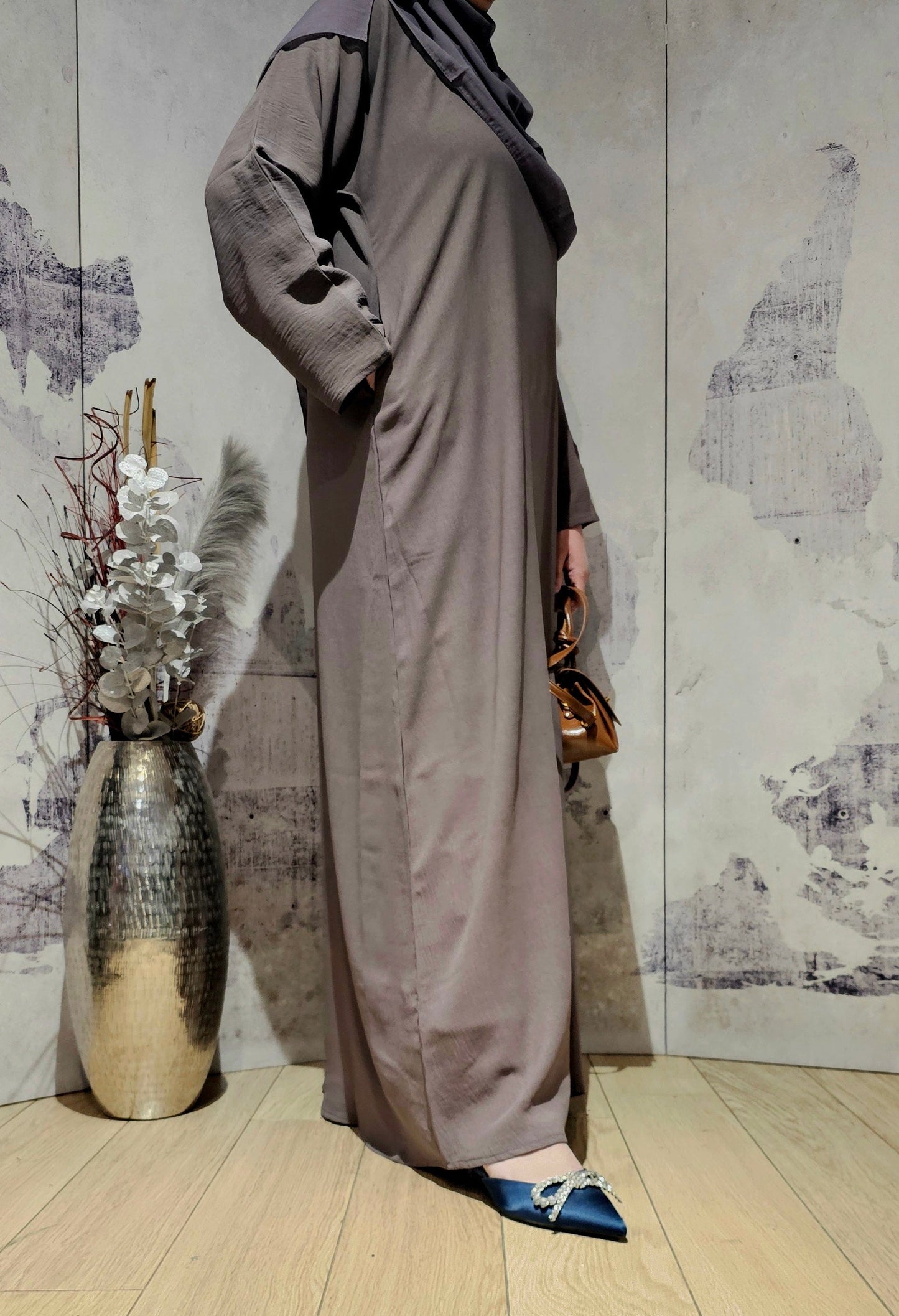 CY Abaya Pocket Style & Matching Scarf