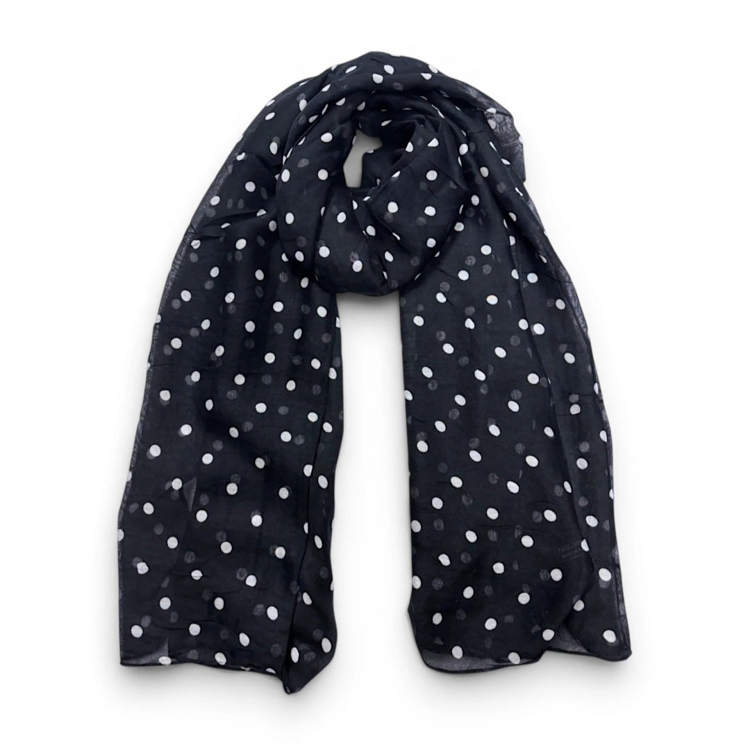 Polka Dot Modal Scarf