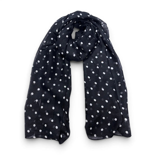 Polka Dot Modal Scarf