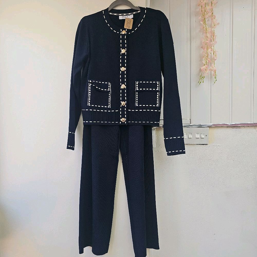 Sweater Material Coord Set – One Size, 3 Colours