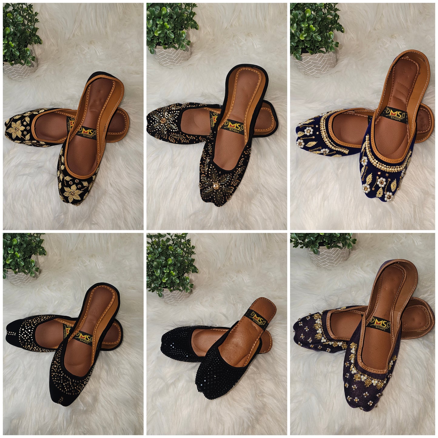 Fatiisa's New Backless Khussa for Ladies U.K from 3-8 Shoes Women Footwear Girl Sandal