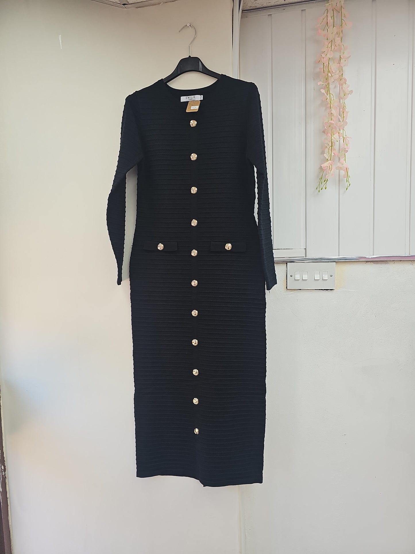 Autumn/Winter 2025 Collection: Elegant Casual High-End Hip-Hugging Long Sweater Dress, Women’s Autumn Tops & Womenswear Formal