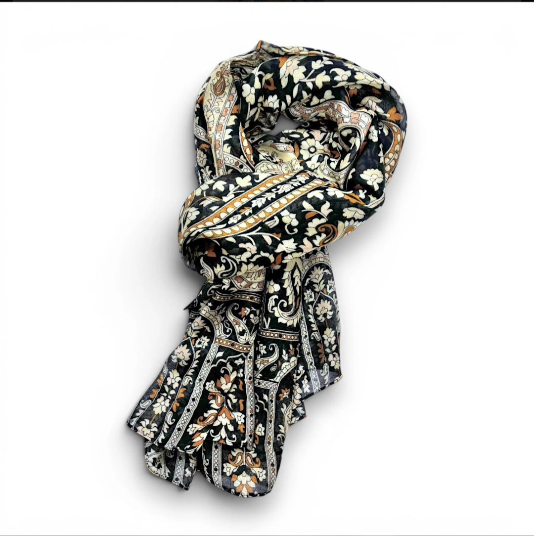 Big Paisley Modal Scarf