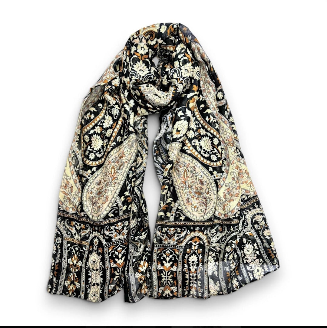 Big Paisley Modal Scarf