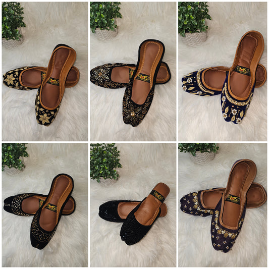 Premium Handmade Khussa – Soft Leather Traditional Shoes