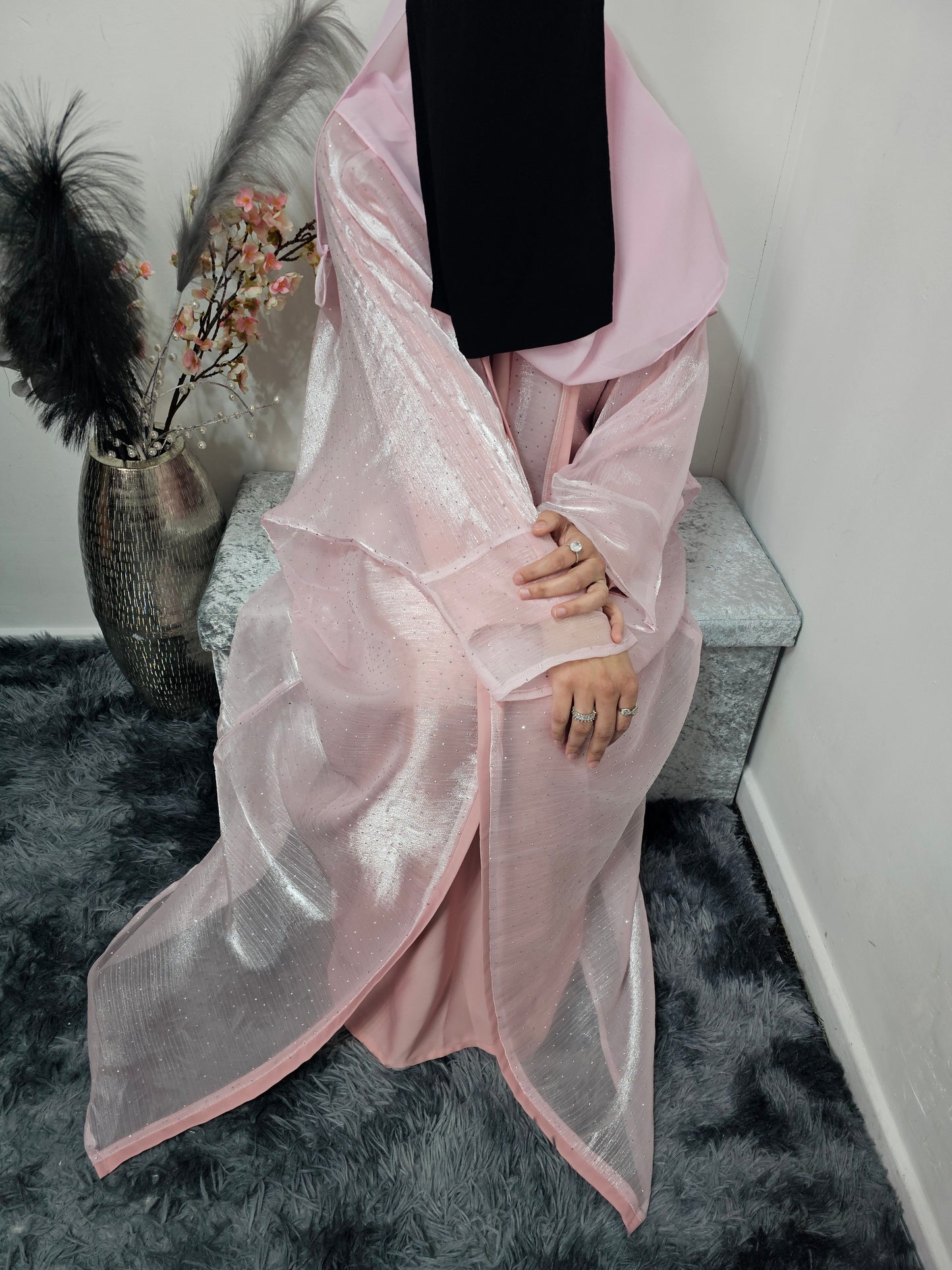 Fatiisa-NOOR Luxury abaya 3pc