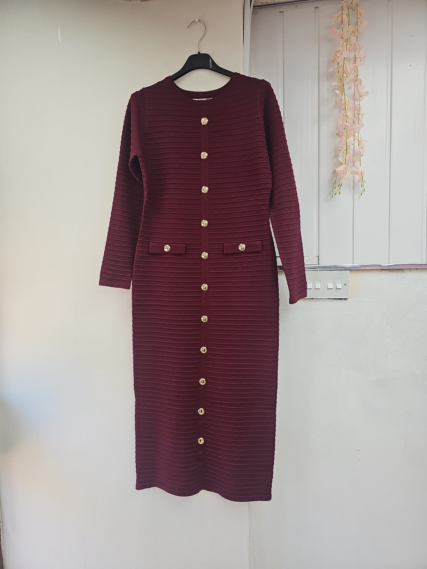 Autumn/Winter 2025 Collection: Elegant Casual High-End Hip-Hugging Long Sweater Dress, Women’s Autumn Tops & Womenswear Formal