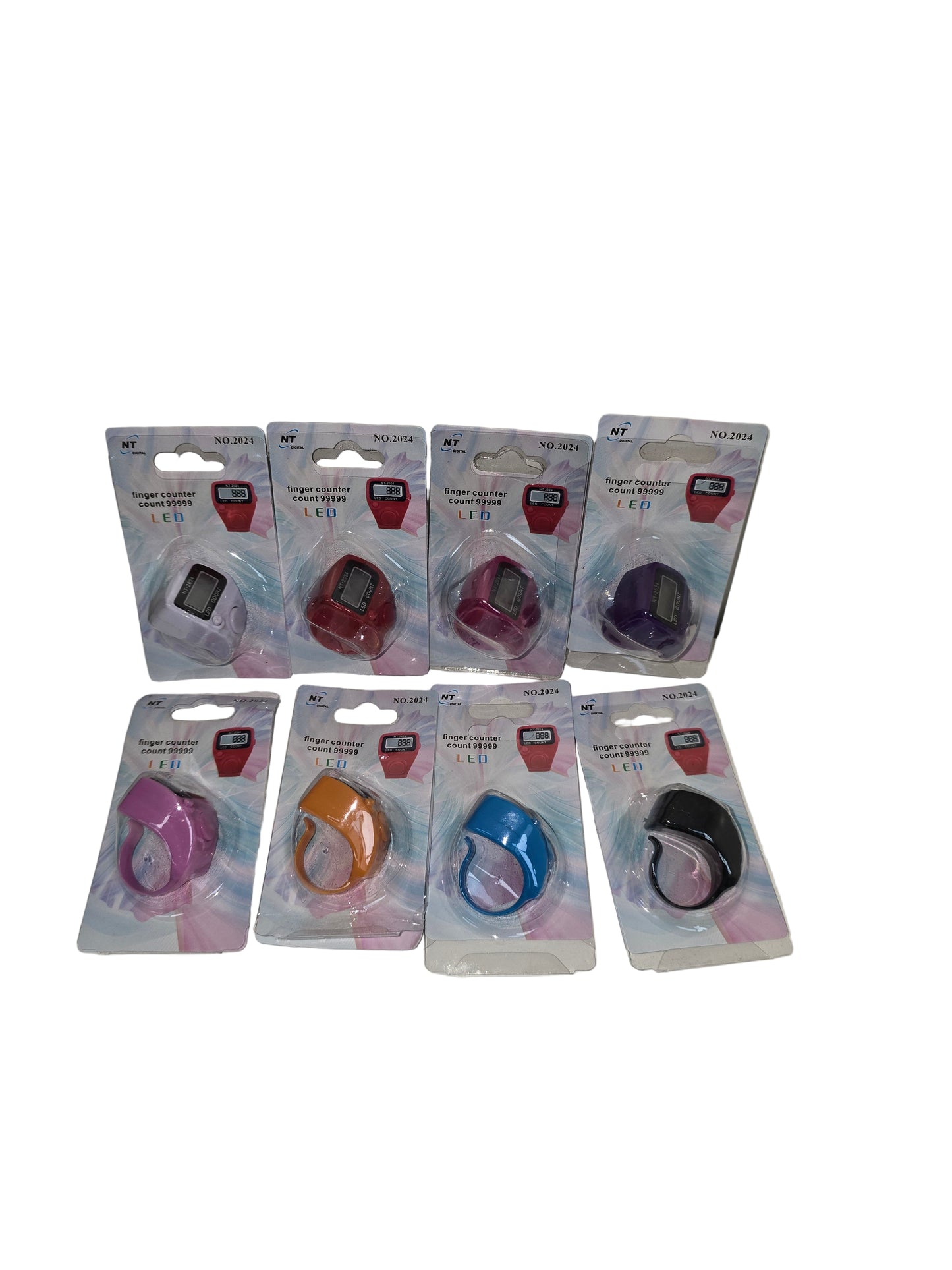 Digital Finger Counter with LED Light (Random Colour Sent)